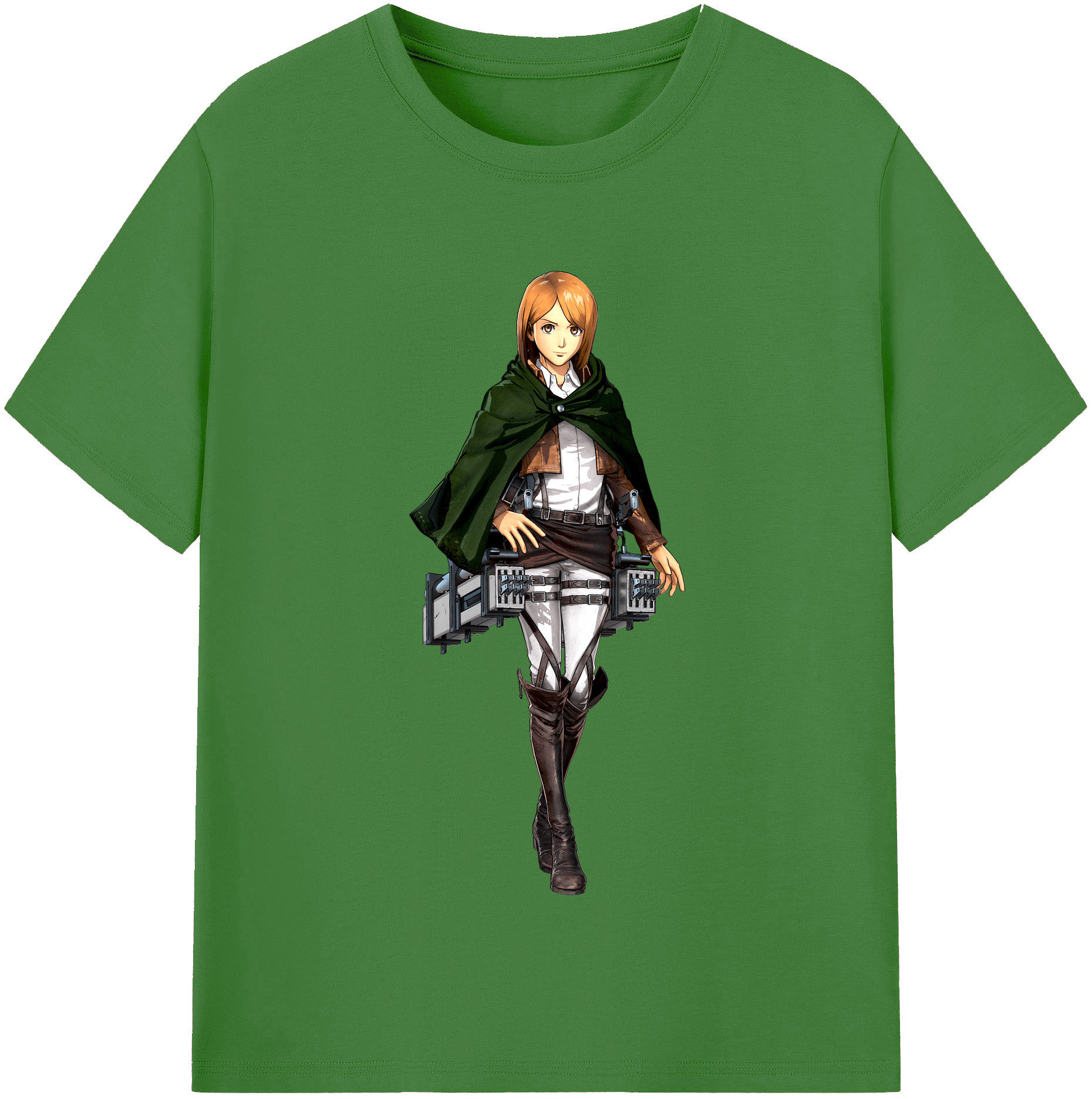 （画像用） 進撃の巨人 ペトラ·ラル Attack on Titan Petra Rall レディースカジュアルプリントTシャツ（綿100％）